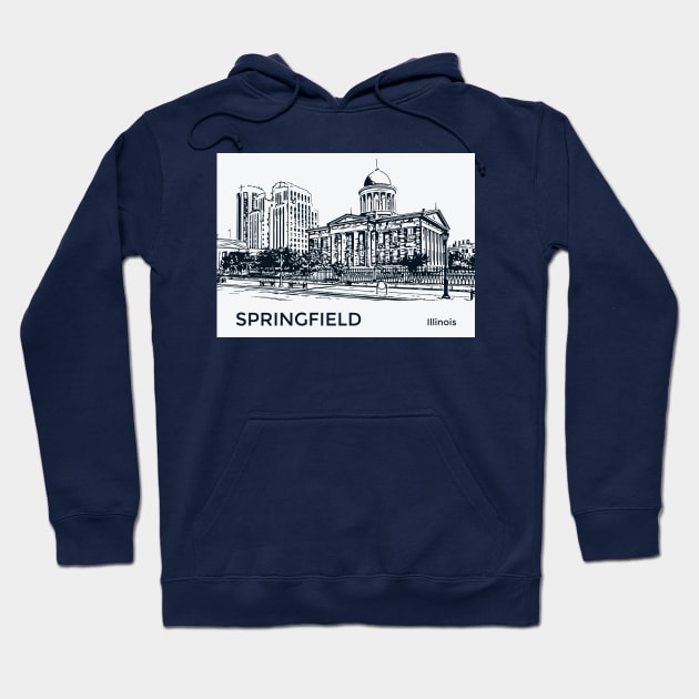 Springfield Illinois Hoodie by Lakeric